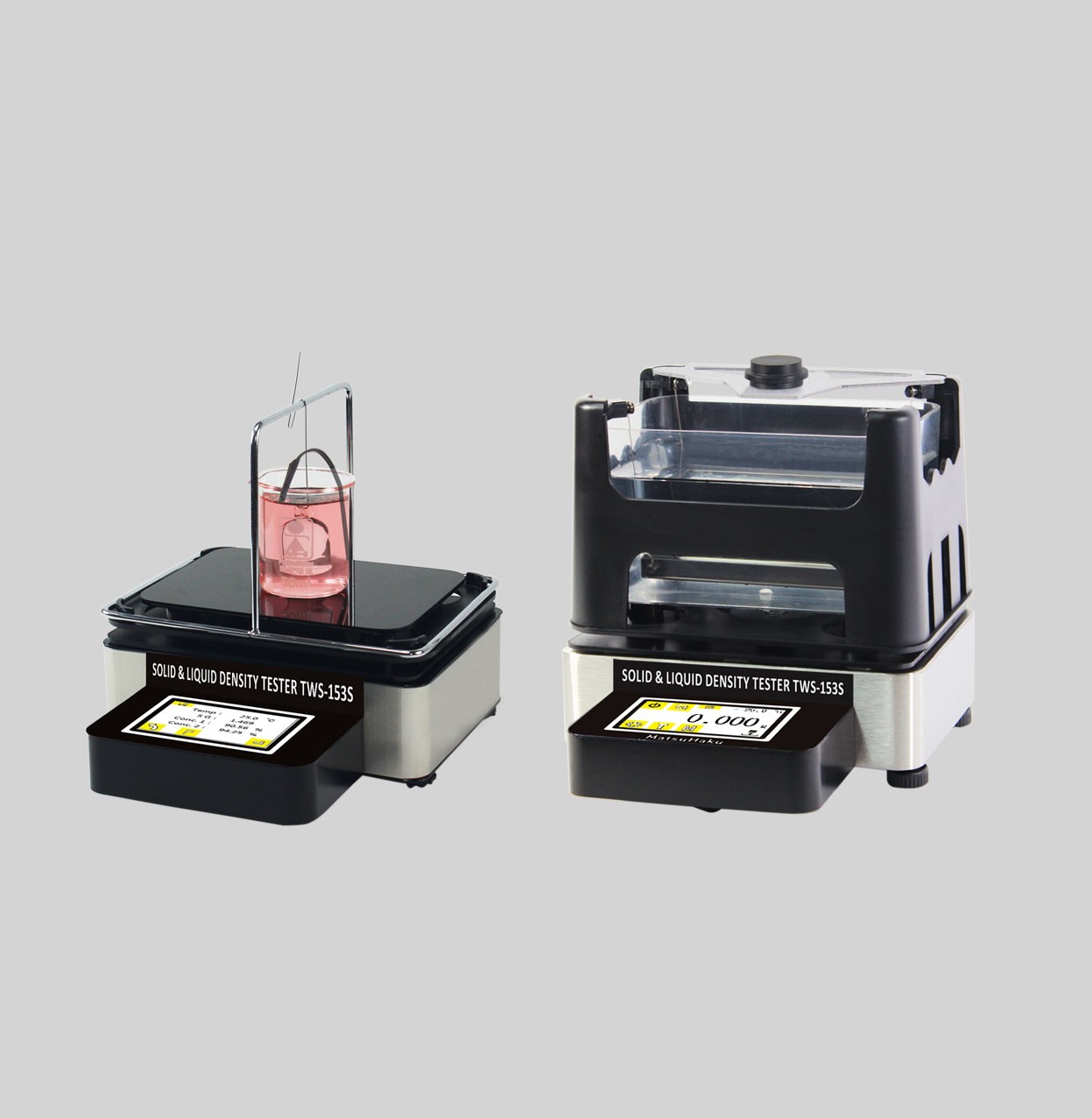 TWS-153S触摸屏多功能固体、液体两用密度测试仪